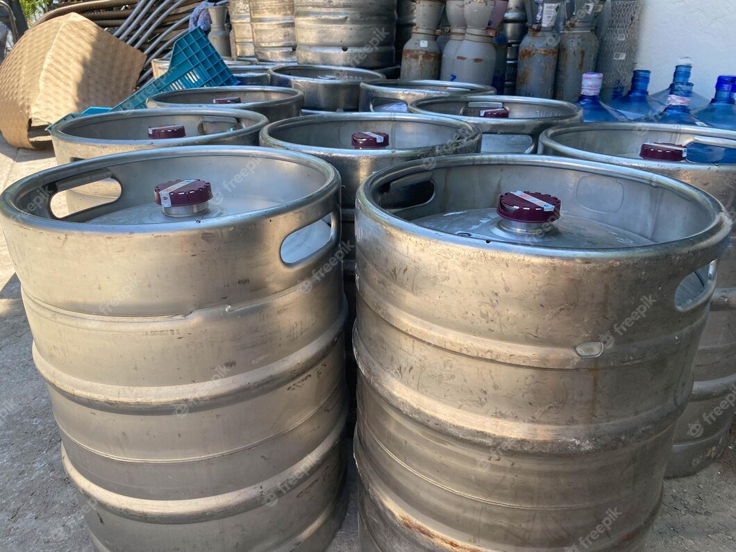 Склад пивных кег